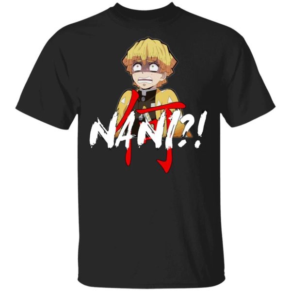 Demon Slayer Zenitsu Nani Shirt Funny Kimetsu No Yaiba Character Tee  All Day Tee