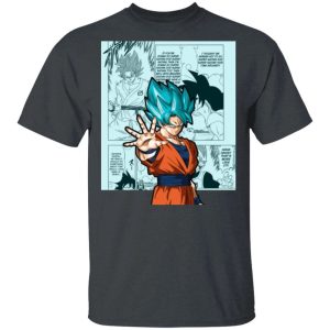 Dragon Ball Blue Goku Shirt Anime Character Mix Manga Style Tee All Day Tee 2