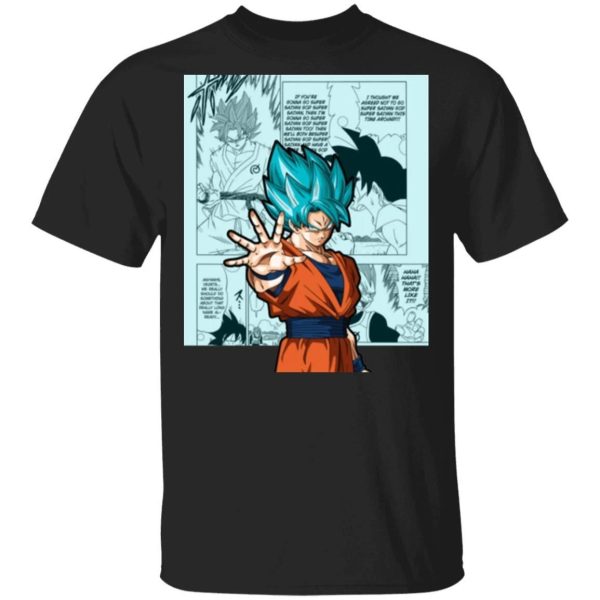 Dragon Ball Blue Goku Shirt Anime Character Mix Manga Style Tee  All Day Tee