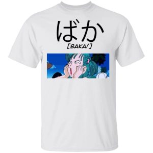 Dragon Ball Bulma Baka Shirt Funny Character Tee All Day Tee 2 Dragon Ball Bulma Baka Shirt Funny Character Tee All Day Tee 3