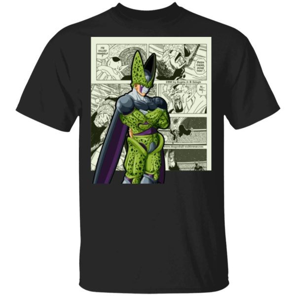 Dragon Ball Cell Shirt Anime Character Mix Manga Style Tee  All Day Tee