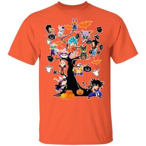 Dragon Ball Characters on Halloween Tree Shirt Saiyans Halloween Tee All Day Tee 1 Dragon Ball Characters on Halloween Tree Shirt Saiyans Halloween Tee All Day Tee 2