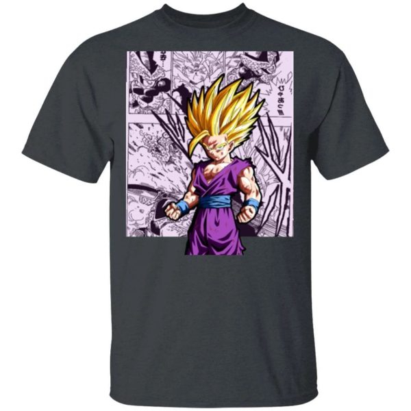 Dragon Ball Gohan Super Saiyan Shirt Anime Character Mix Manga Style Tee  All Day Tee