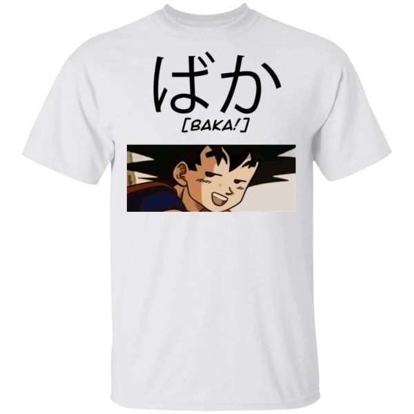 Dragon Ball Goku Baka Shirt Funny Character Tee  All Day Tee