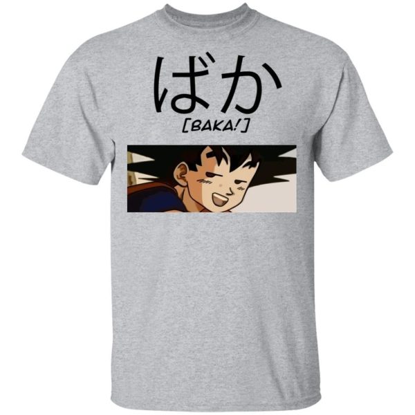 Dragon Ball Goku Baka Shirt Funny Character Tee  All Day Tee