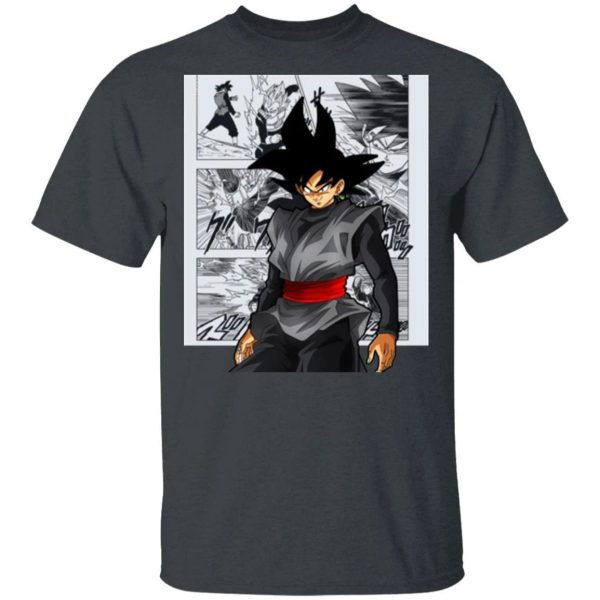 Dragon Ball Goku Black Shirt Anime Character Mix Manga Style Tee  All Day Tee