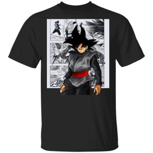 Dragon Ball Goku Black Shirt Anime Character Mix Manga Style Tee All Day Tee 3