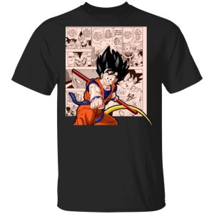 Dragon Ball Goku Shirt Anime Character Mix Manga Style Tee All Day Tee 3