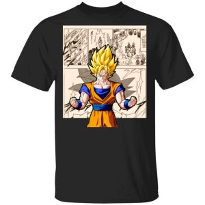 Dragon Ball Goku Super Saiyan Shirt Anime Character Mix Manga Style Tee All Day Tee 2 Dragon Ball Goku Super Saiyan Shirt Anime Character Mix Manga Style Tee All Day Tee 3