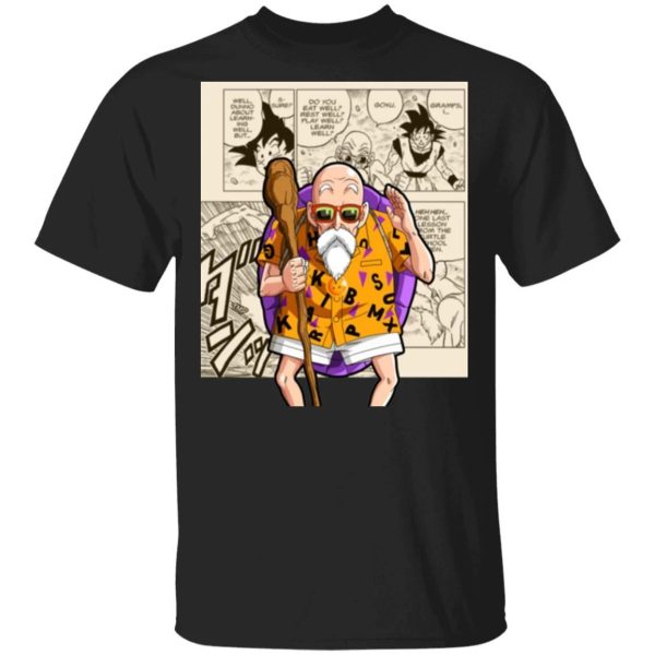 Dragon Ball Master Roshi Shirt Anime Character Mix Manga Style Tee  All Day Tee