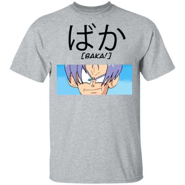 Dragon Ball Trunks Baka Shirt Funny Character Tee  All Day Tee