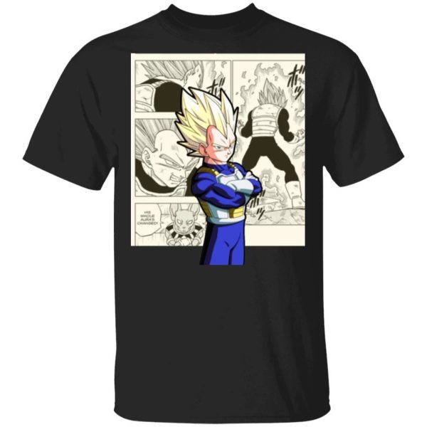 Dragon Ball Vegeta Saiyan Shirt Anime Character Mix Manga Style Tee  All Day Tee