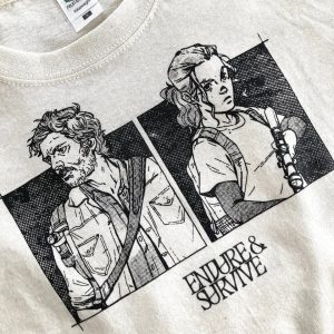 Endure And Survive Joel & Ellie Tee Pedro Pascal Bella Ramsey Shirt – Apparel, Mug, Home Decor – Perfect Gift For Everyone