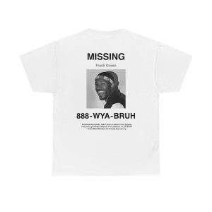 Frank Ocean Missing T-shirt – Apparel, Mug, Home Decor – Perfect Gift For Everyone