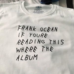 Frank Ocean T-shirt – Apparel, Mug, Home Decor – Perfect Gift For Everyone