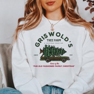 Griswold’s Tree Farm Vintage Unisex Sweatshirt Best Carnival Holiday Shirt – Apparel, Mug, Home Decor – Perfect Gift For Everyone