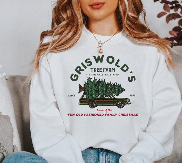 Griswold’s Tree Farm Vintage Unisex Sweatshirt Best Carnival Holiday Shirt – Apparel, Mug, Home Decor – Perfect Gift For Everyone