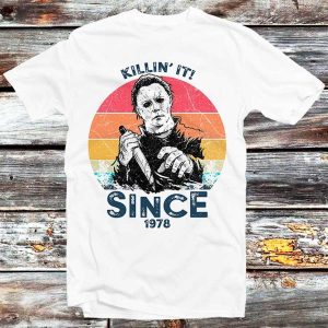 Halloween Series Michael Myers Vintage T-shirt Gift For Horror Fans – Apparel, Mug, Home Decor – Perfect Gift For Everyone