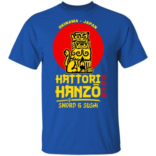 Hattori Hanzo Sword &amp Sushi Okinawa Japan T-Shirts, Hoodies, Sweater