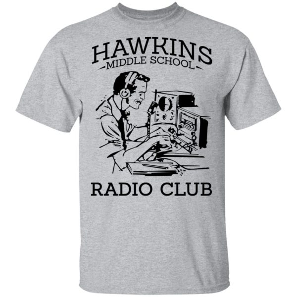 Hawkins Middle School Radio Club T-Shirts, Hoodies, Sweater