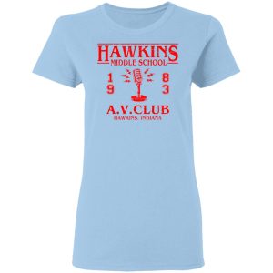 Hawkins Middle Schools 1983 A.V. Club Shirt Hawkins Middle Schools 1983 A.V. Club Shirt