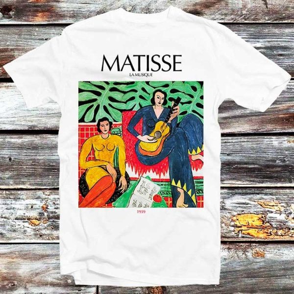 Henri Matisse Artworks La Musique Unisex T-shirt Aesthetic Shirt For Family Friend – Apparel, Mug, Home Decor – Perfect Gift For Everyone