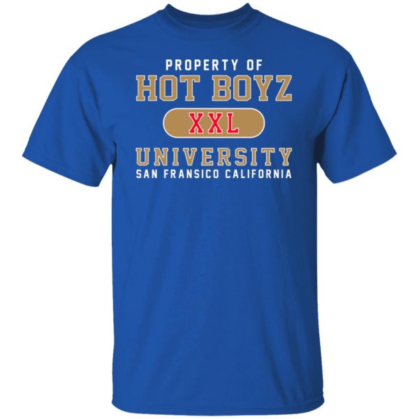 Hot Boyz U Property Of Hot Boyz Xxl University San Fransico T-Shirts, Hoodies, Sweater