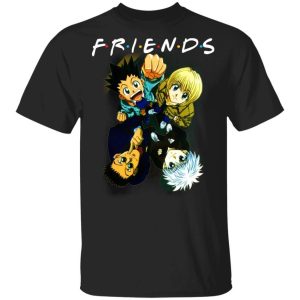 Hunter X Hunter Friends Shirt Gon Kurapika Leorio Killua Tee  All Day Tee Hunter X Hunter Friends Shirt Gon Kurapika Leorio Killua Tee  All Day Tee