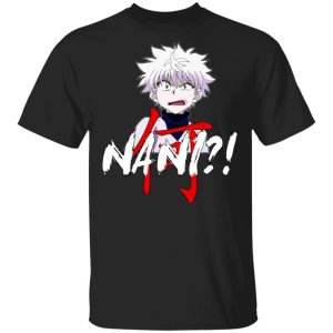 Hunter X Hunter Killua Zoldyck Nani Shirt Funny Anime Character Tee  All Day Tee Hunter X Hunter Killua Zoldyck Nani Shirt Funny Anime Character Tee  All Day Tee