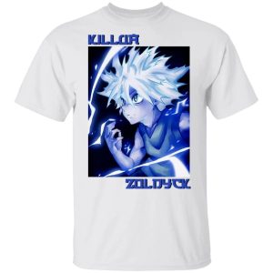 Hunter X Hunter Killua Zoldyck T-shirt Anime Tee  All Day Tee Hunter X Hunter Killua Zoldyck T-shirt Anime Tee  All Day Tee
