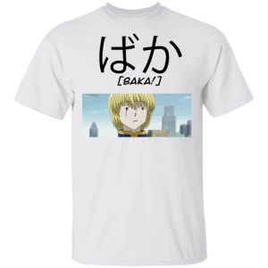 Hunter X Hunter Kurapika Baka Shirt Funny Character Tee  All Day Tee Hunter X Hunter Kurapika Baka Shirt Funny Character Tee  All Day Tee