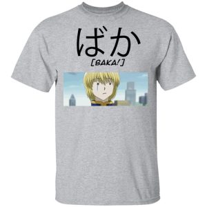 Hunter X Hunter Kurapika Baka Shirt Funny Character Tee  All Day Tee Hunter X Hunter Kurapika Baka Shirt Funny Character Tee  All Day Tee
