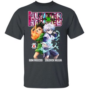 Hunter x Hunter T-shirt Gon Freecss x Killua Zoldyck Tee  All Day Tee Hunter x Hunter T-shirt Gon Freecss x Killua Zoldyck Tee  All Day Tee