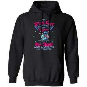 I Am A Stich Girl Was Born In With My Heart On My Sleeve T-Shirts, Hoodies, Sweater 4 I Am A Stich Girl Was Born In With My Heart On My Sleeve T Shirts Hoodies Sweater 2