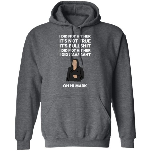 I Did Not Hit Her It’s Not True It’s Bullshit I Did Not Hit Her I Did Naaaaaht Oh Hi Mark T-Shirts, Hoodies, Sweatshirt