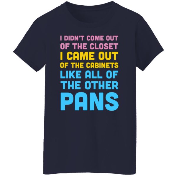 I Didn’t Come Out Of The Closet I Came Out Of The Cabinets Like All Of The Other Pans T-Shirts, Hoodies, Sweater