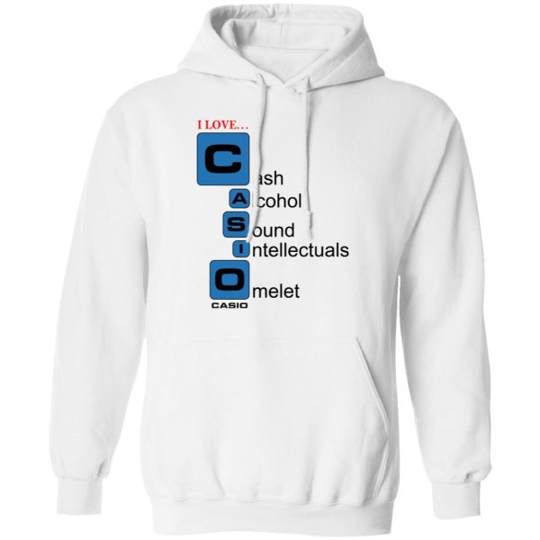 I Love Casino Cash Alcohol Sound Intellectuals Omelet T-Shirts