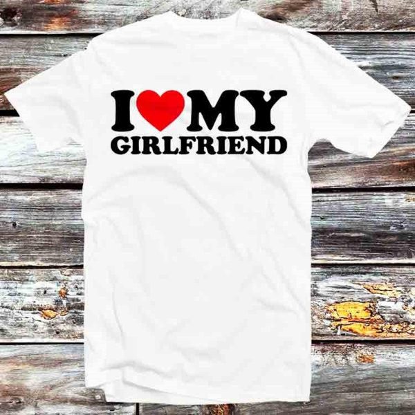 I Love My Girlfriend T-shirt Best Gift For Lovers Valentines Day Gifts – Apparel, Mug, Home Decor – Perfect Gift For Everyone
