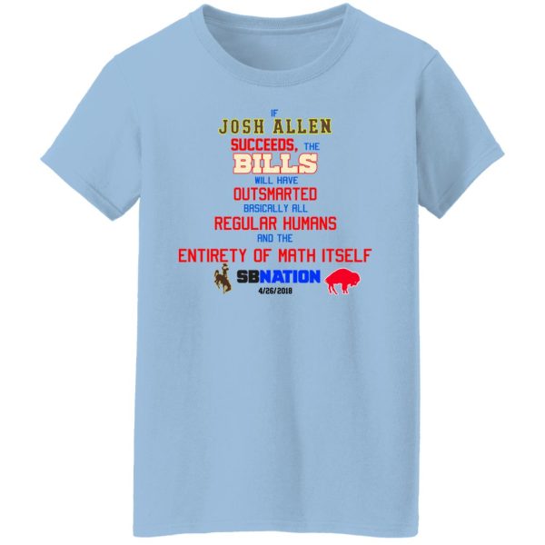If Josh Allen Succeeds The Bills Will Here Outsmarted Basically All Regular Humans And The Entirety Of Math Itself Nation T-Shirts, Hoodies, Sweater