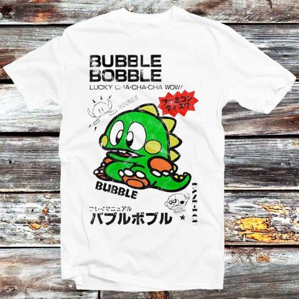 Japanese Bubble Bobble Game T-shirt Besr Gifts For Gamers – Apparel, Mug, Home Decor – Perfect Gift For Everyone