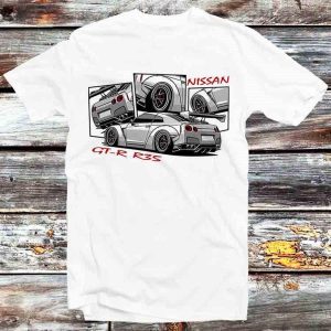 Japanese Nissan Gt-r R35 Vintage T-shirt For Car Lovers – Apparel, Mug, Home Decor – Perfect Gift For Everyone