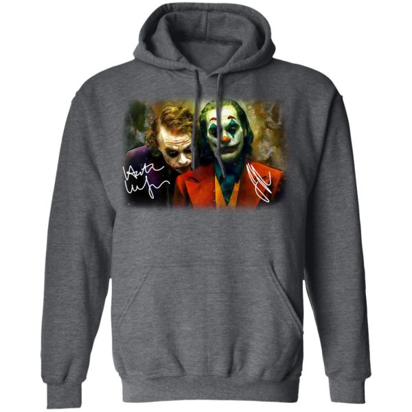 Joaquin Phoenix Joker Vs Heath Ledger Joker T-Shirts