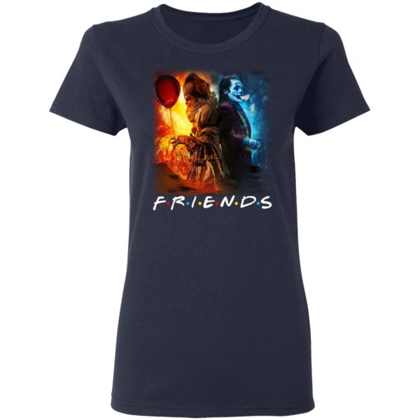 Joker And Pennywise Friends Shirt