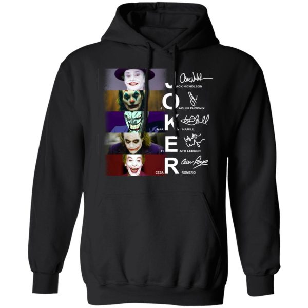 Joker Jack Nicholson Joaquin Phoenix Mark Hamill Heath Ledger Cesar Romero Shirt