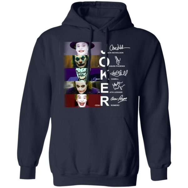 Joker Jack Nicholson Joaquin Phoenix Mark Hamill Heath Ledger Cesar Romero Shirt