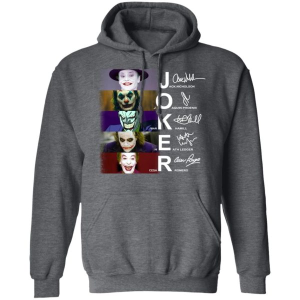 Joker Jack Nicholson Joaquin Phoenix Mark Hamill Heath Ledger Cesar Romero Shirt