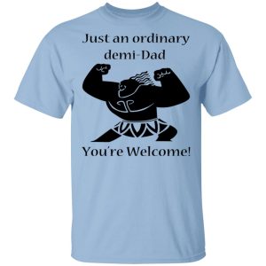 Just An Ordinary Demi Dad You're Welcome T Shirts 1