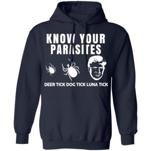Know Your Parasites Deer Tick Dog Tick Luna Tick T Shirts Hoodies Sweatshirt 7