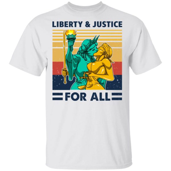 Liberty &amp Justice For All Vintage T-Shirts, Hoodies, Sweatshirt