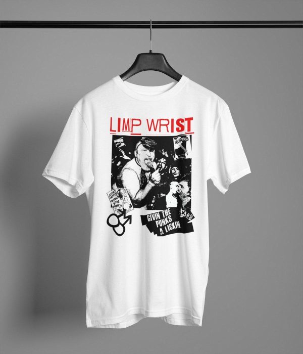 Limp Wrist Punk Rock Band White T-shirt Best Gift For Fans – Apparel, Mug, Home Decor – Perfect Gift For Everyone